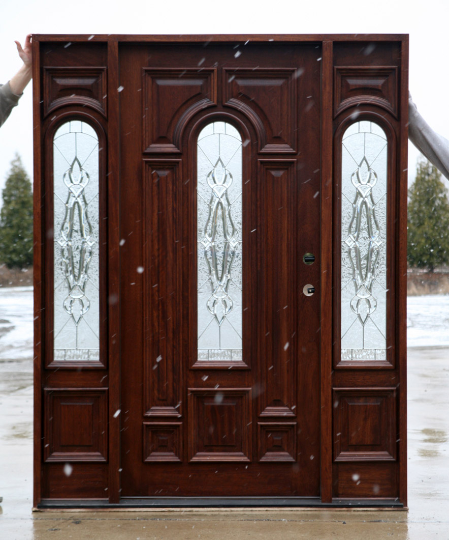 mahogany door doors solid finished wood exterior pre special nicksbuilding cl clearance