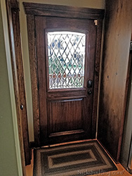 2 panel mahogany exterior doors