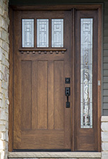 Craftsman Entry Door with 1 sidelite