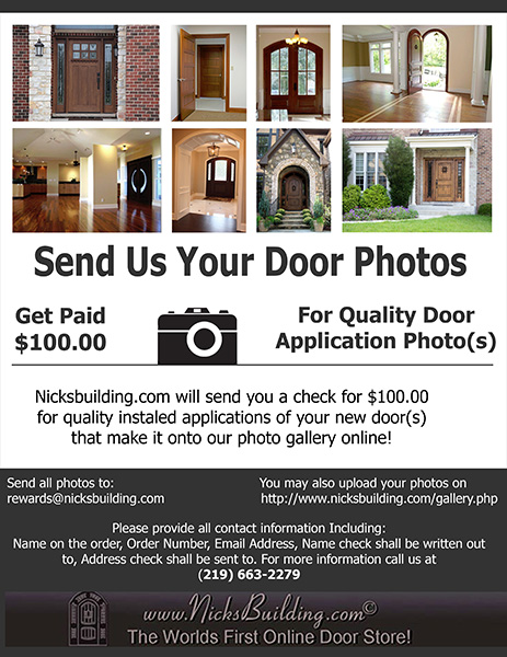 We will pay $25 for Quality Door Application Images