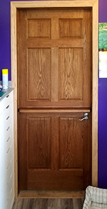 Oak 6 Panel Interior Dutch Door