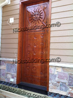 carved doors by hand