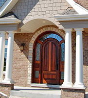 exterior arched doors with glass in Frankfort, IL