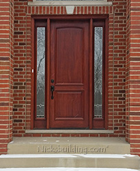 2 panel exterior doors in 8'
