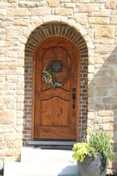 Single Arched Doors with window