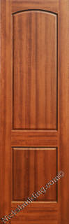 1 Panel Mahogany Fire Rated Doors