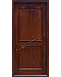 2 Panel Doors Exterior Mahogany