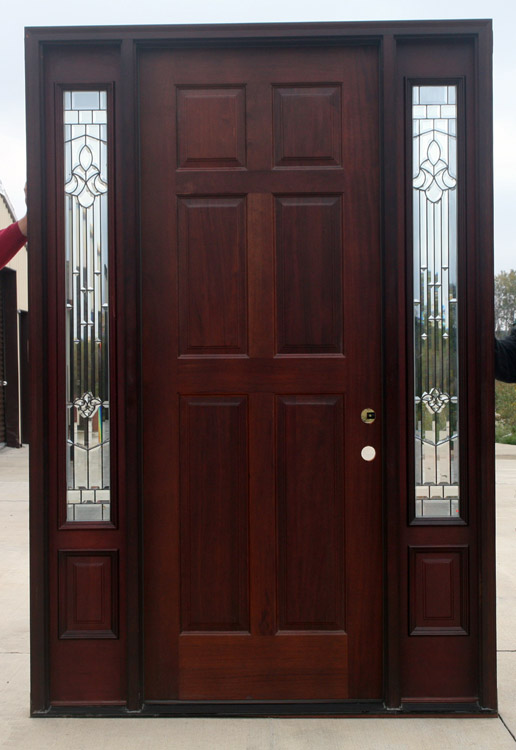 mohogony mahagany wood door front door entrance door