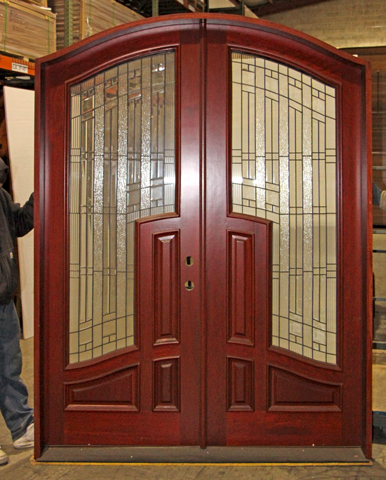 Arched Double Doors Pre-Finished