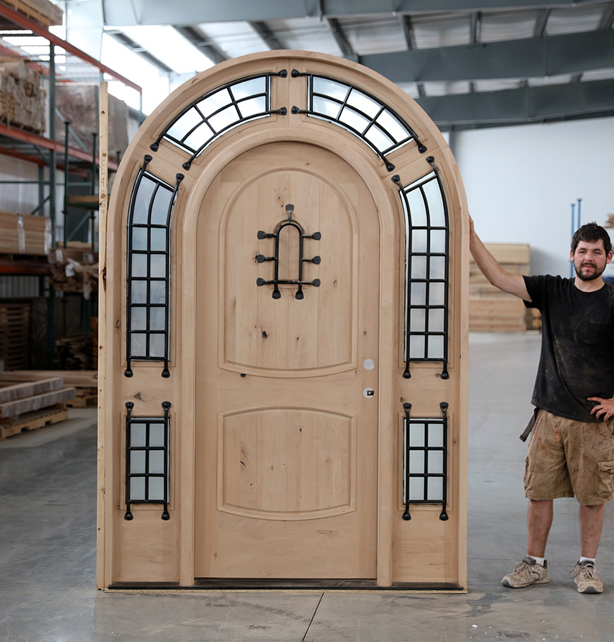 Custom Interior Round Top Doors Arched Top Interior Doors Amish