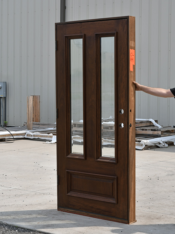 Solid Mahogany Exterior Door CL-144