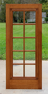 Interior Oak French Doors, 15 lite Oak French Doors