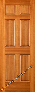 Six Panel Mahogany Interior Doors