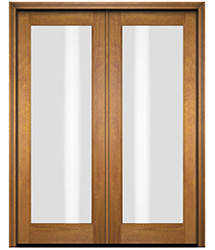 exterior double doors wiht Majestic Glass