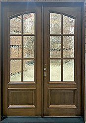 MAR 6Lite Arched Flemish Glass Double Doors