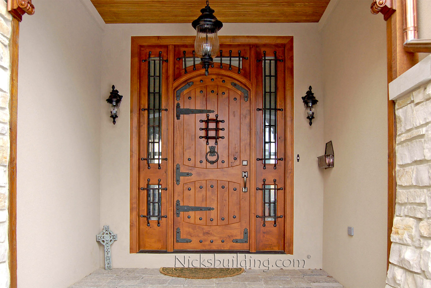 Rustic Wood Front Doors