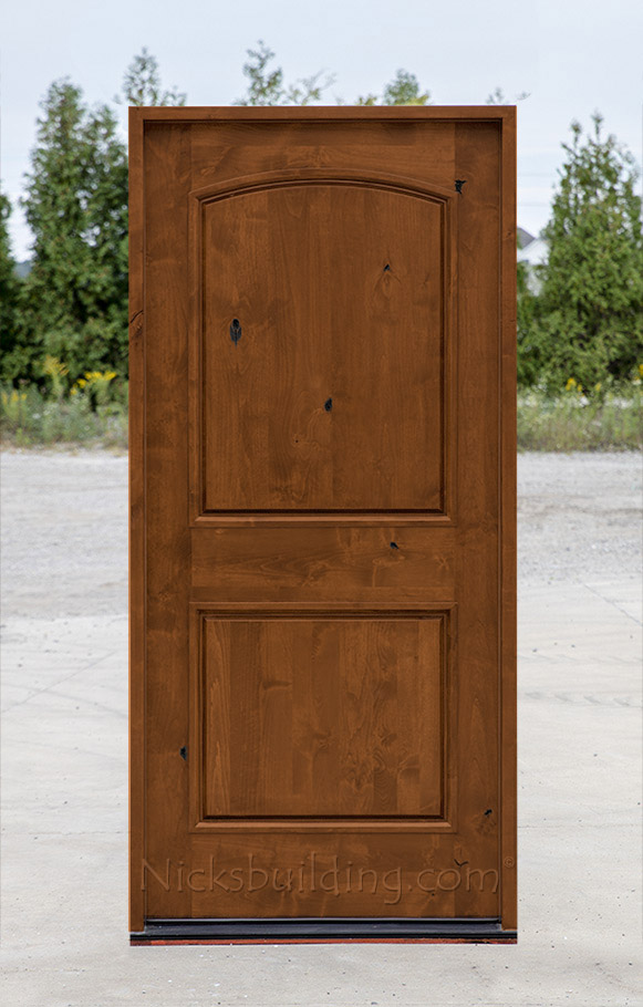 alder knotty walnut stain special samples doors exterior colors sw test finish staining nicksbuilding