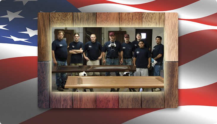 stain shop finishing crew
