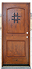 Rustic entry doors