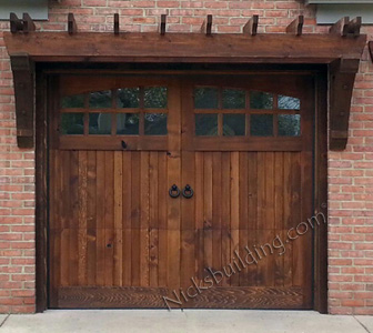 Solid Wood Garage Doors  Nickb s Building Supply, Inc.